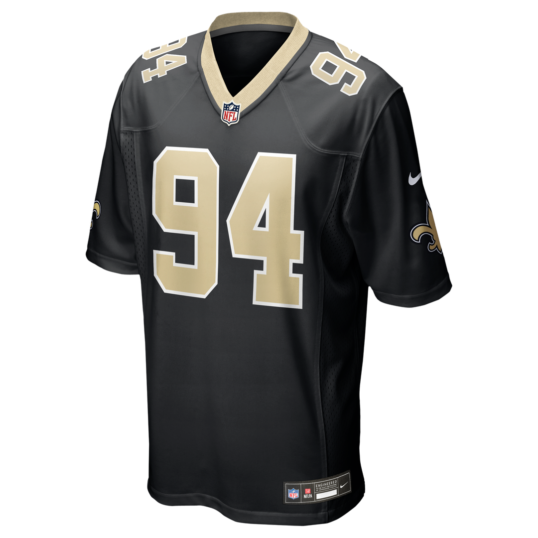 Men's New Orleans Saints Cameron Jordan Nike Black Game product image 2