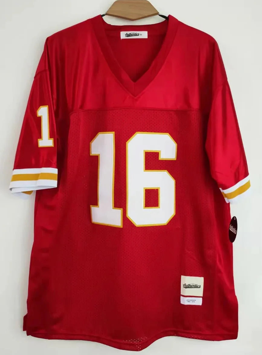Len Dawson Kansas City Chiefs Classic Authentics Jersey product image 2, provided for visual reference and product detail