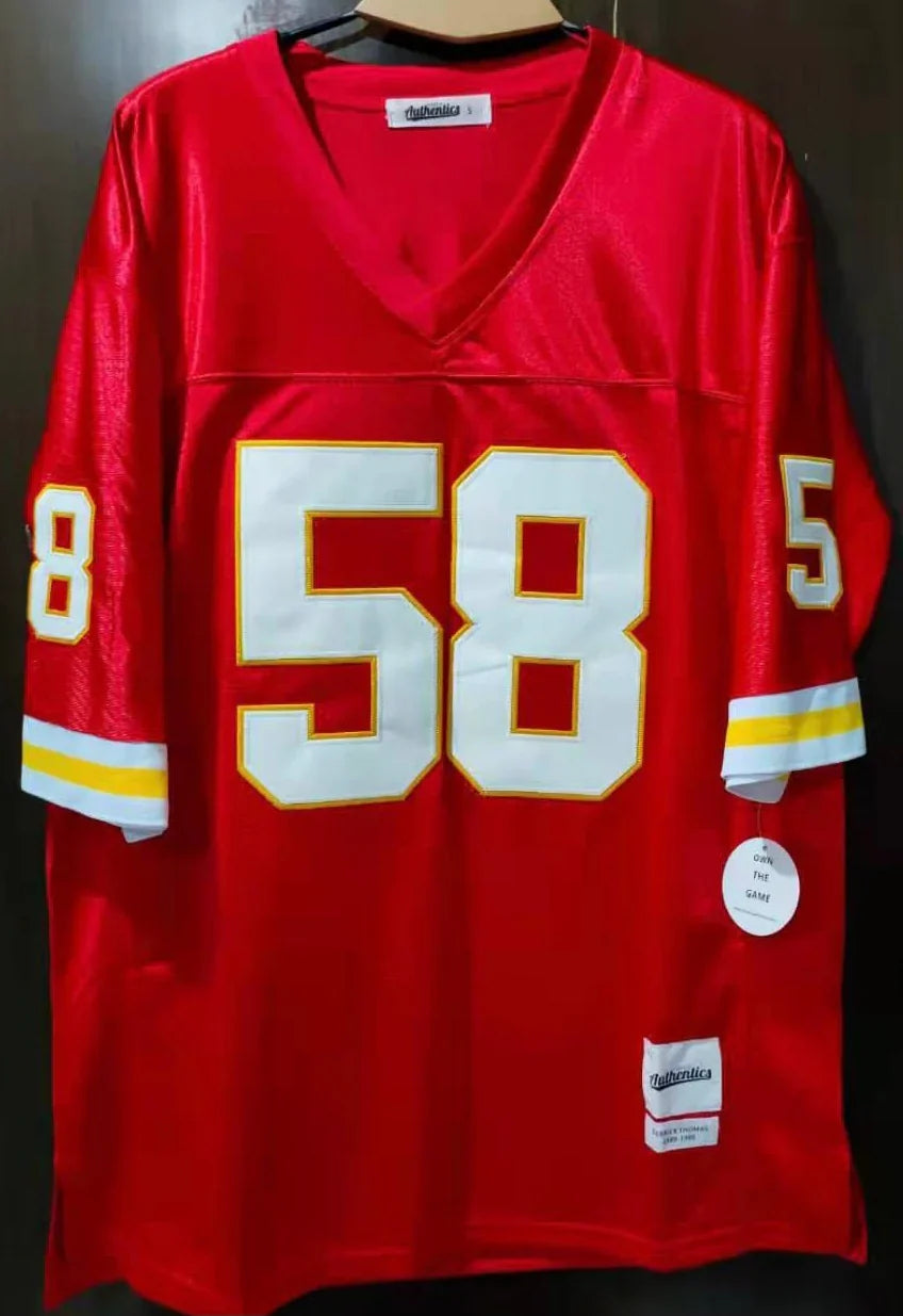 Derrick Thomas Kansas City Chiefs Classic Authentics Jersey product image 2, provided for visual reference and product