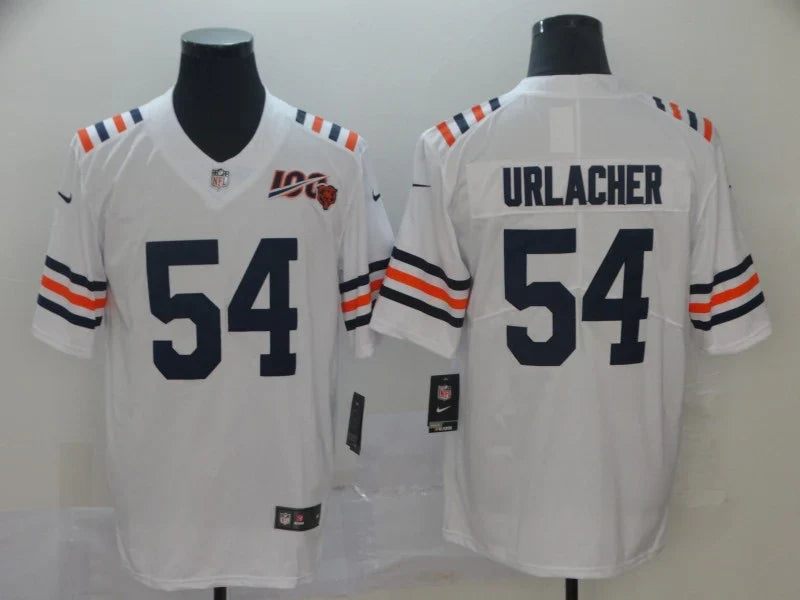 Brian Urlacher Chicago Bears Jersey white product image 1, provided for visual reference and product detail review
