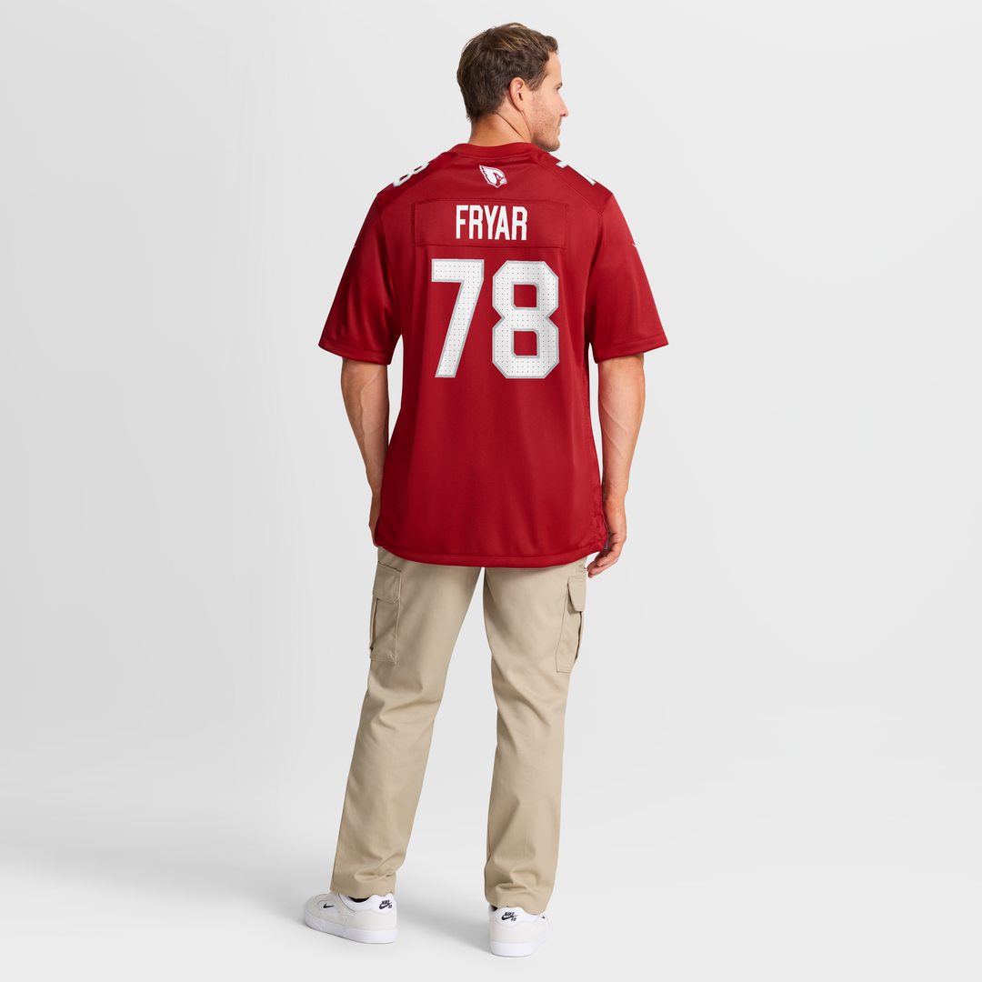 Men's Arizona Cardinals Josh Fryar Nike Cardinal Team Game product image 8