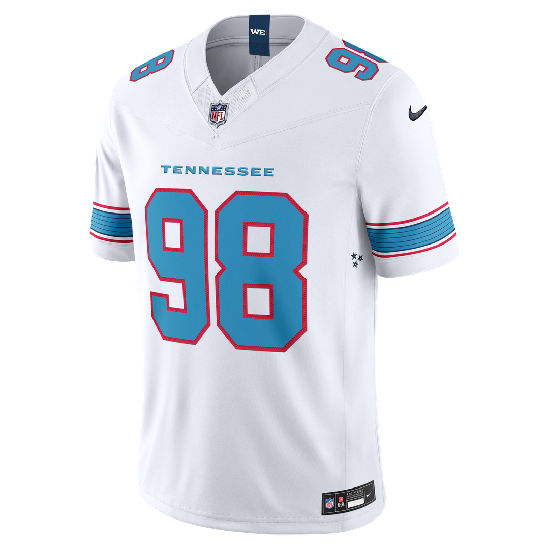 Men's Tennessee Titans Jeffery Simmons Nike White Vapor product image 15