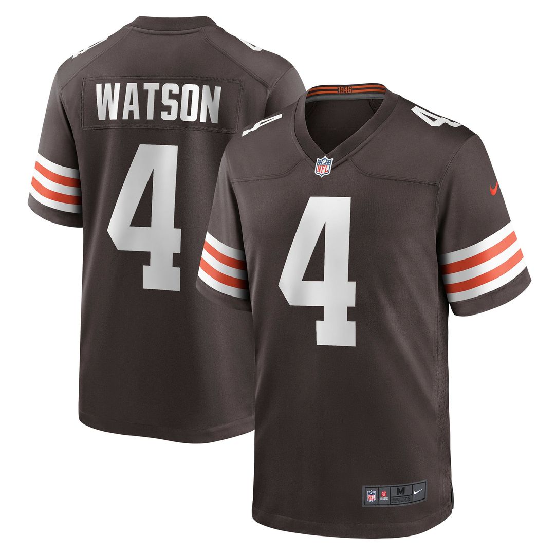 Men's Cleveland Browns Deshaun Watson Nike Brown Game Jersey product image 7