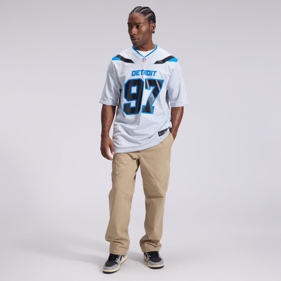 Men's Detroit Lions Aidan Hutchinson Nike Silver 2026 product image 4