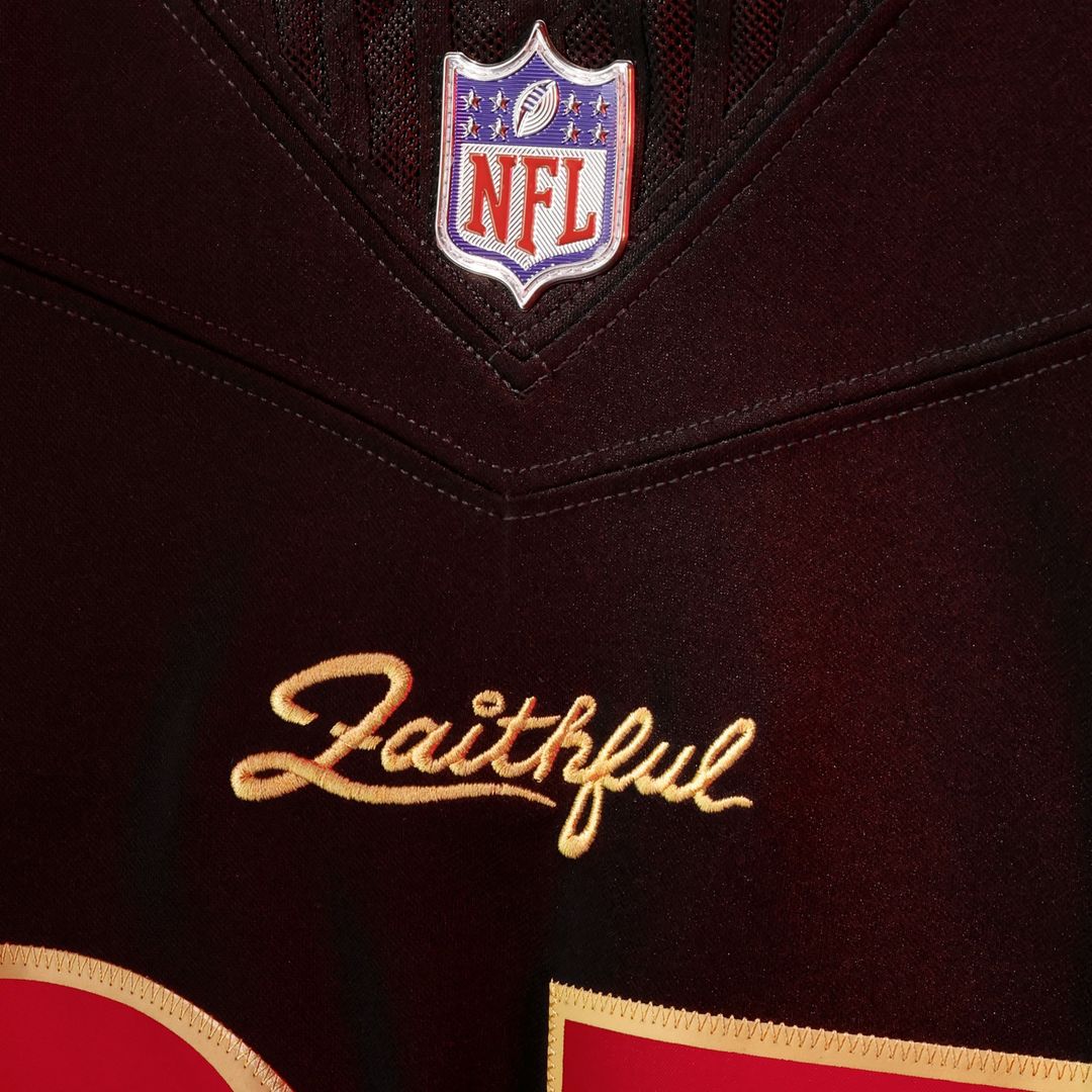Men's San Francisco 49ers Fred Warner Nike Black Rivalries product image 11