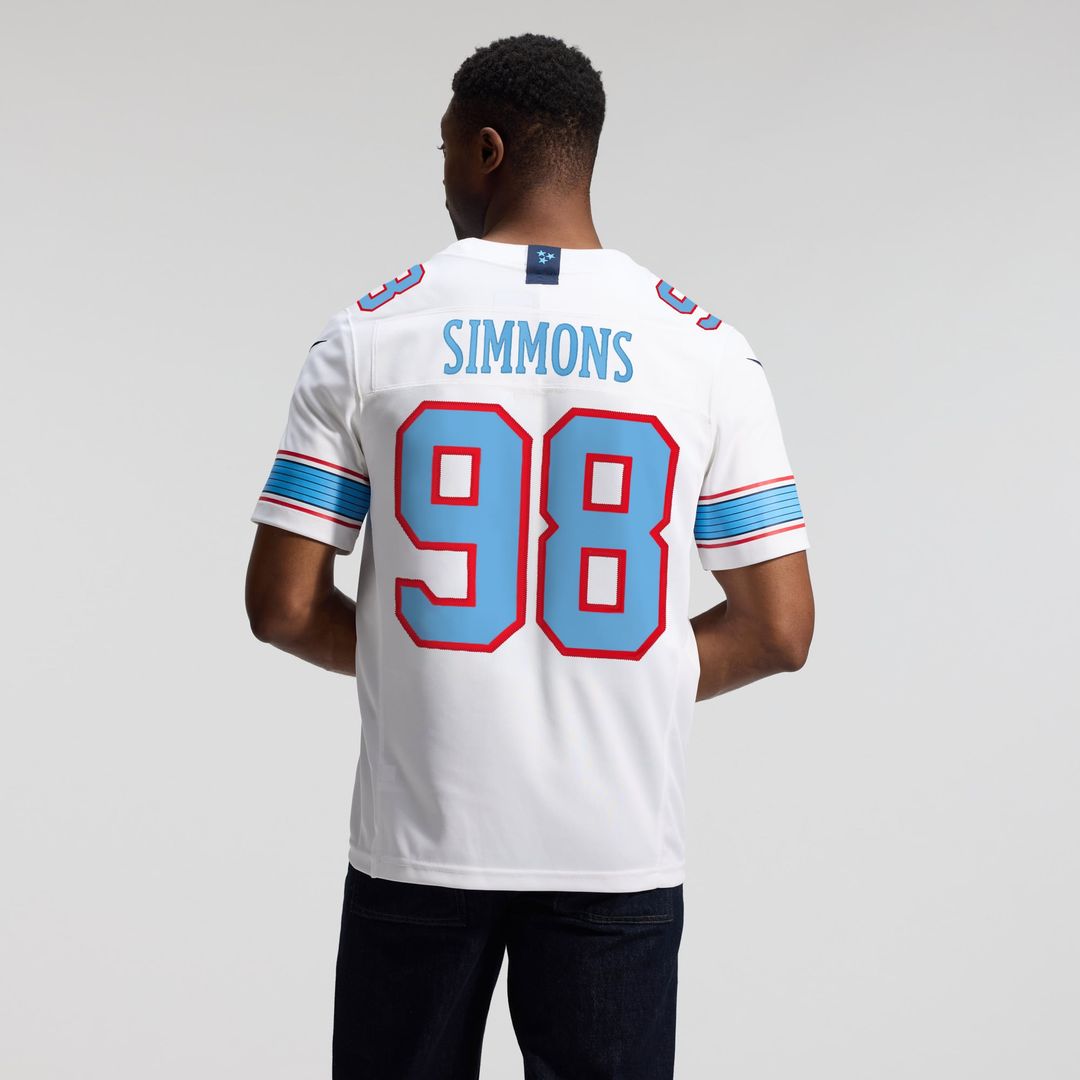 Men's Tennessee Titans Jeffery Simmons Nike White Vapor product image 18