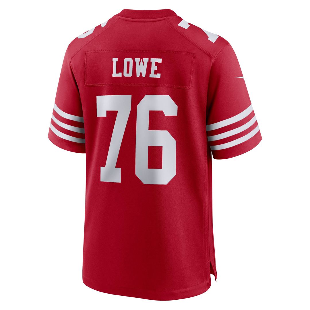 Men's San Francisco 49ers Vederian Lowe Nike Scarlet Team product image 3