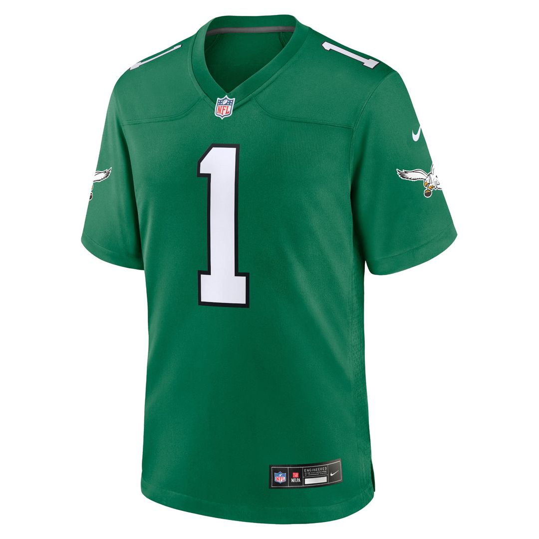 Men's Philadelphia Eagles Jalen Hurts Nike Kelly Green product image 2
