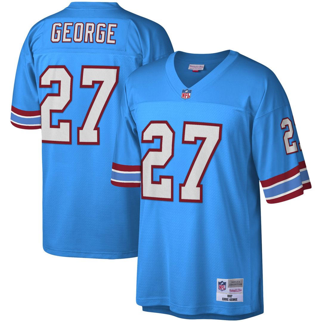 Men's Houston Oilers Eddie George Mitchell & Ness White product image 7