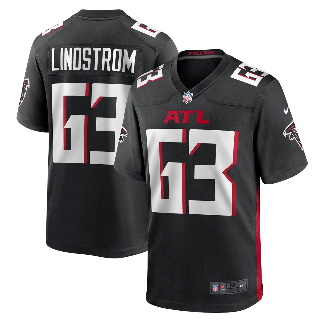 Men's Atlanta Falcons Chris Lindstrom Nike Black Team Game product image 1
