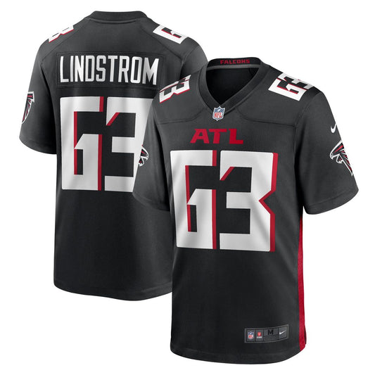Men's Atlanta Falcons Chris Lindstrom Nike Black Team Game product image 1