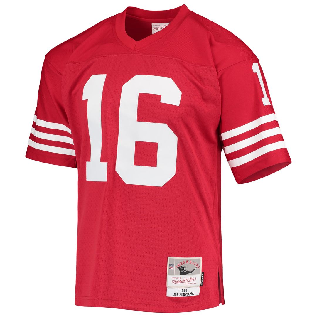 Men's San Francisco 49ers Joe Montana Mitchell & Ness White product image 8