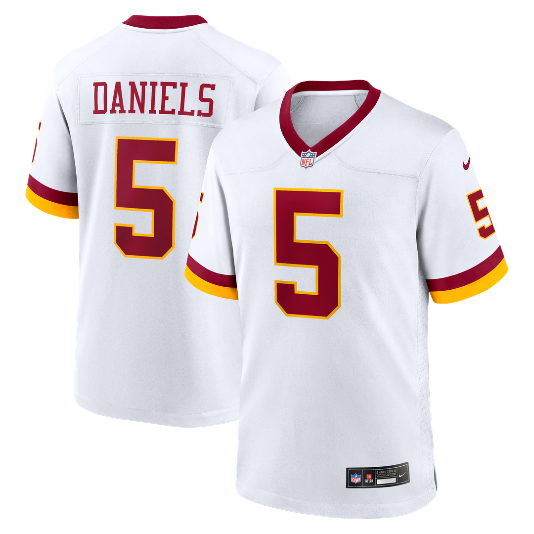 Men's Washington Commanders Jayden Daniels Nike White Game product image 14