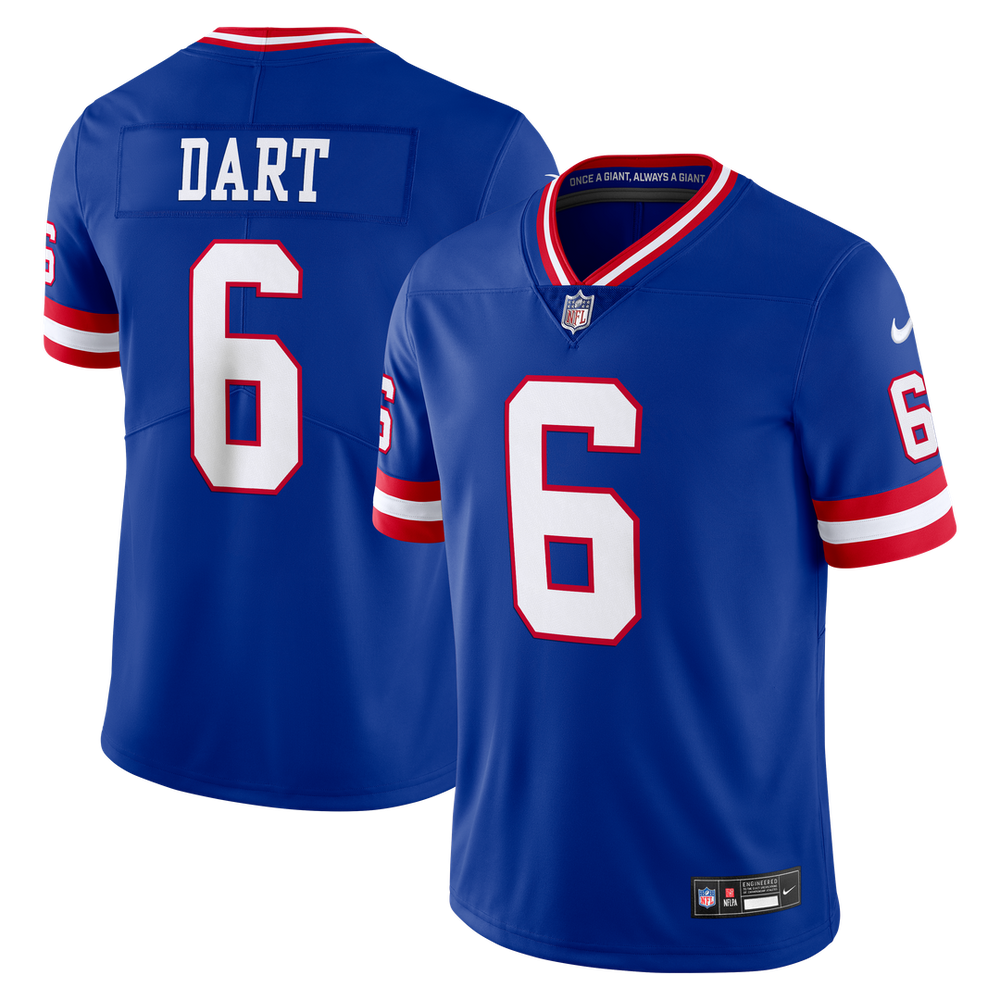 Men's New York Giants Jaxson Dart Nike Royal Legacy Vapor