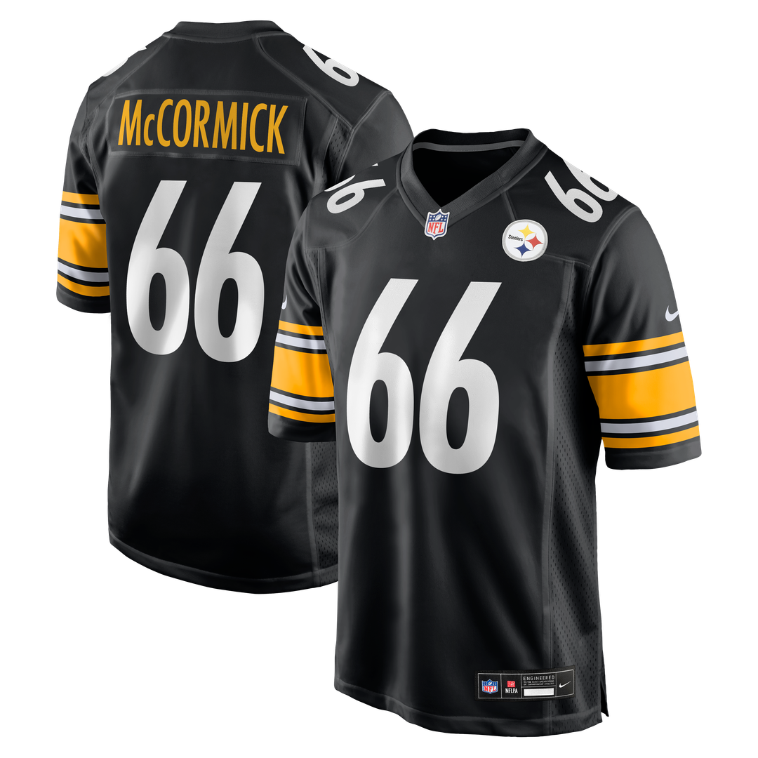 Men's Pittsburgh Steelers Mason McCormick Nike Black Game product image 1