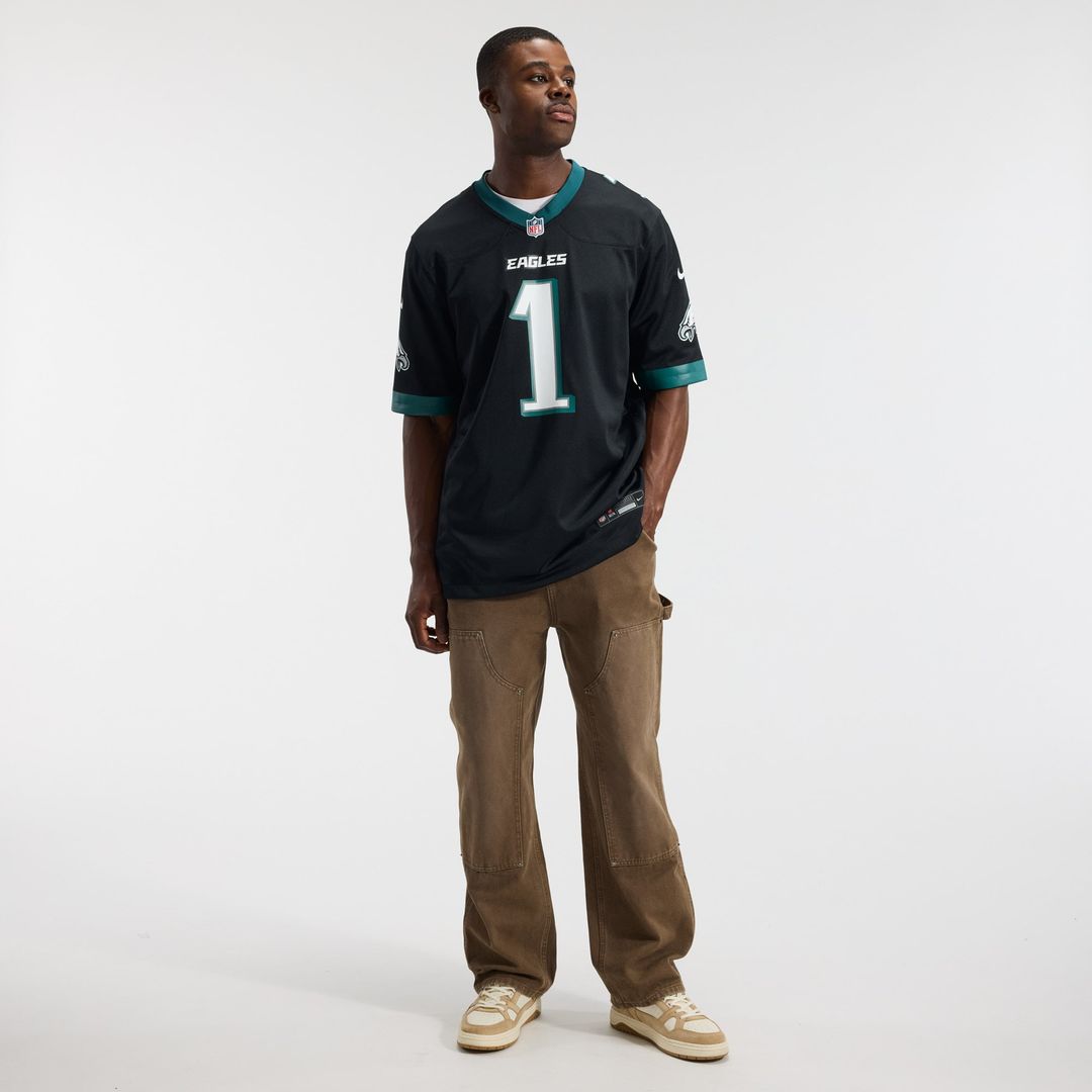 Men's Philadelphia Eagles Jalen Hurts Nike Black Alternate product image 4