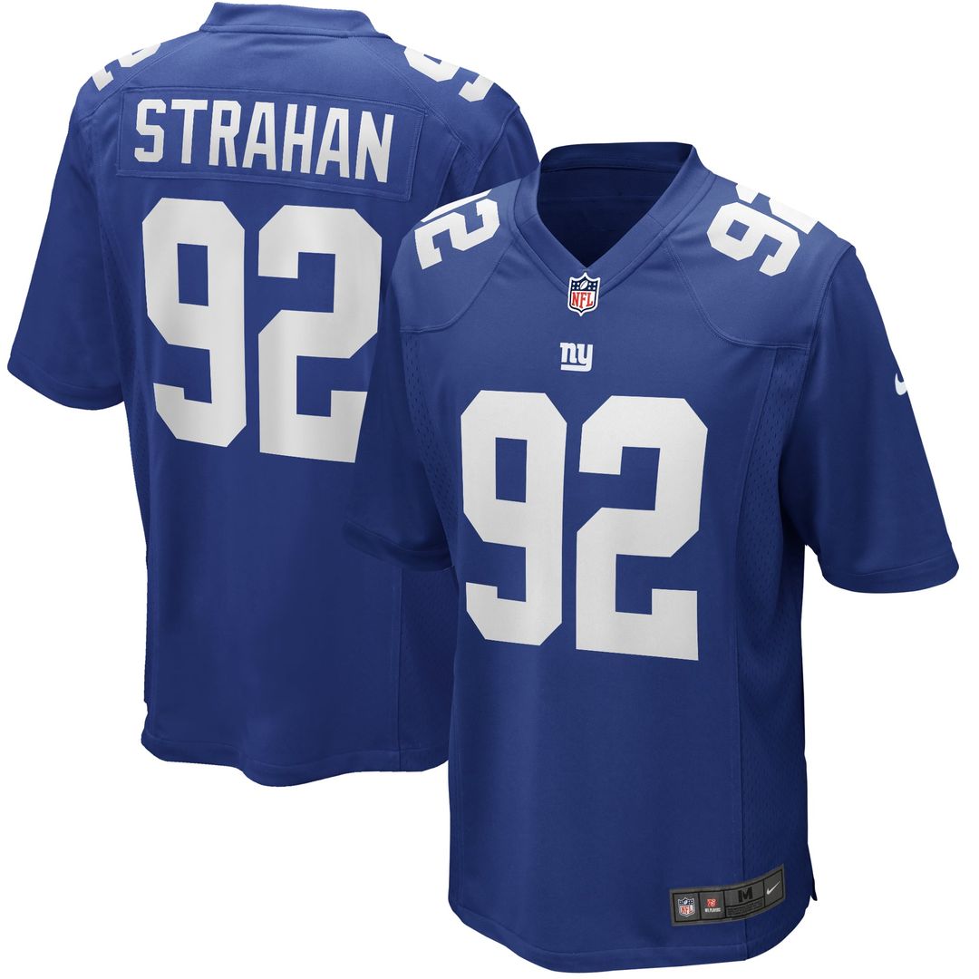 Men's New York Giants Michael Strahan Nike Royal Game product image 1
