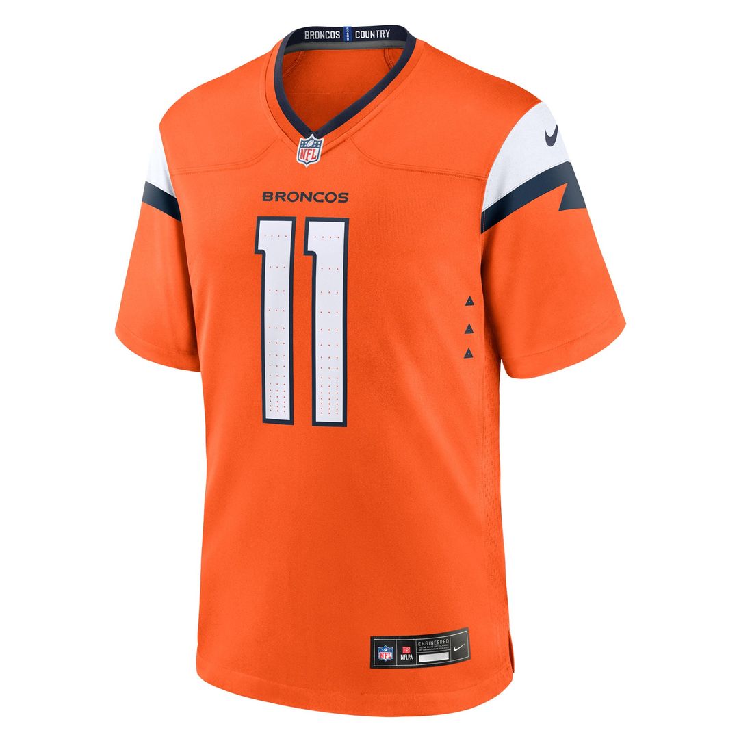Men's Denver Broncos Troy Franklin Nike Orange Team Game product image 2