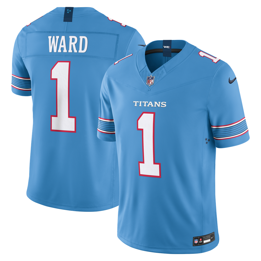 Men's Tennessee Titans Cameron Ward Nike Light Blue Team product image 1