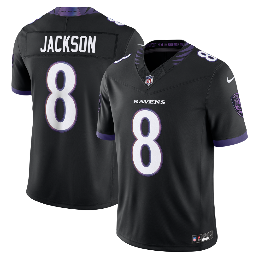 Men's Baltimore Ravens Lamar Jackson Nike White Vapor product image 36