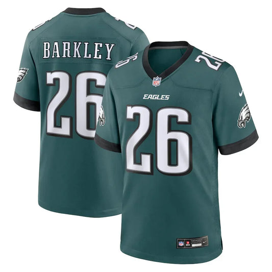 Saquon Barkley Philadelphia Eagles Jersey Nike Midnight green product image 1, provided for visual reference and product