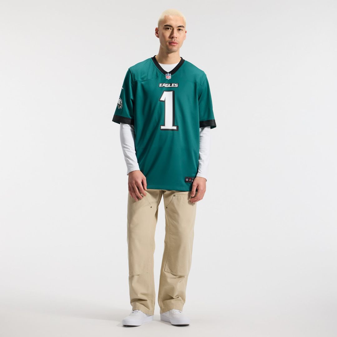 Men's Philadelphia Eagles Jalen Hurts Nike Black Alternate product image 33