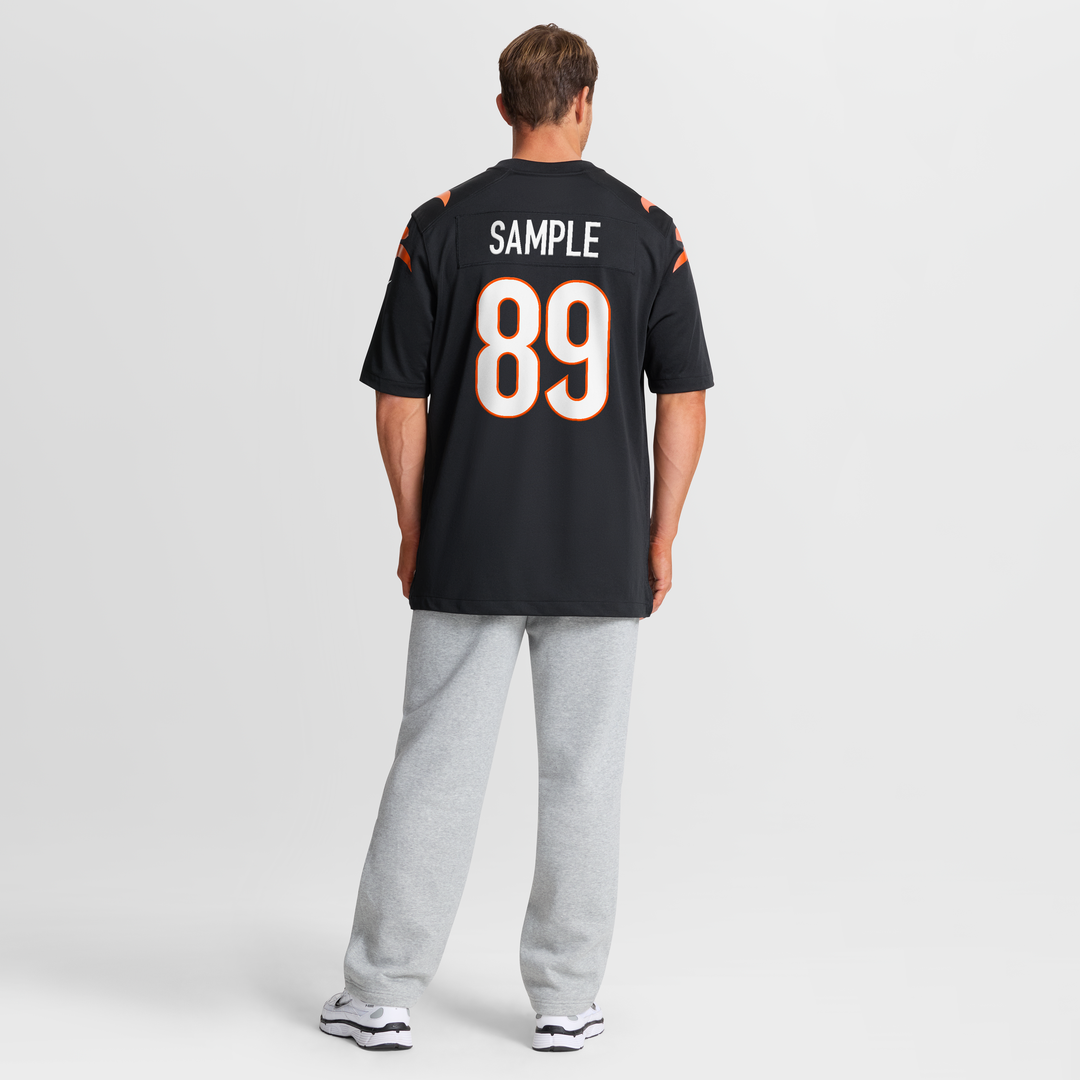 Men's Cincinnati Bengals Drew Sample Nike Black Game Jersey product image 8