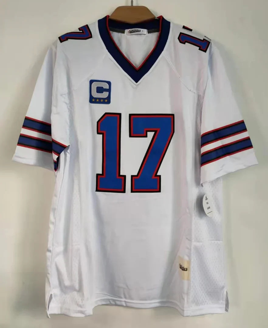 Josh Allen Buffalo Bills Jersey White Classic Authentics product image 2, provided for visual reference and product detail