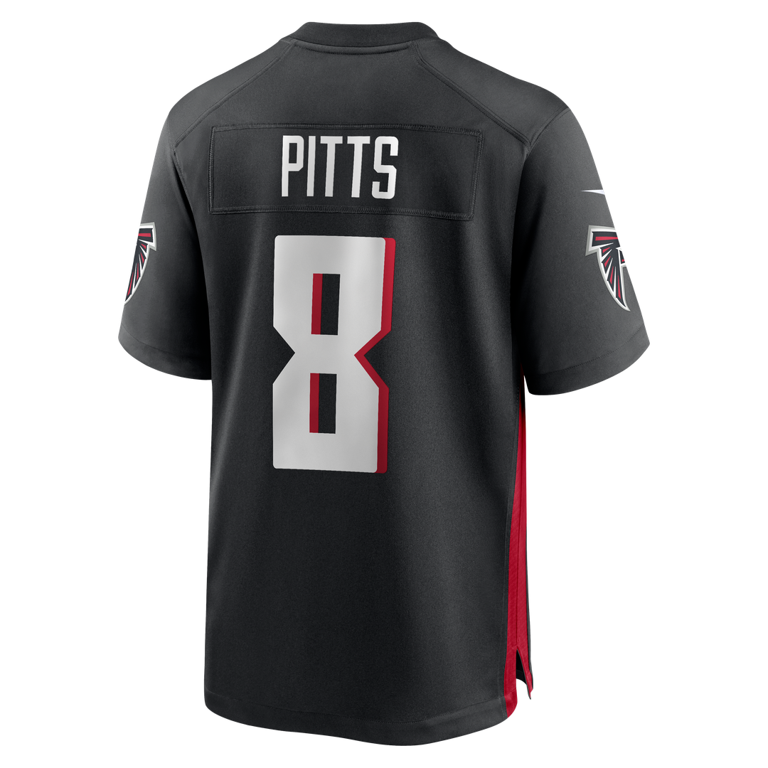 Men's Atlanta Falcons Kyle Pitts Nike Black Game Jersey product image 3
