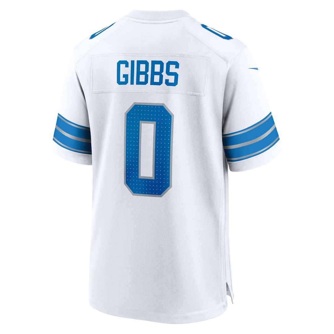 Men's Detroit Lions Jahmyr Gibbs Nike Blue Game Player product image 13