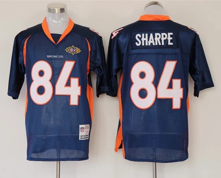 Shannon Sharpe Denver Broncos Jersey Blue Mitchell & Ness product image 1, provided for visual reference and product detail