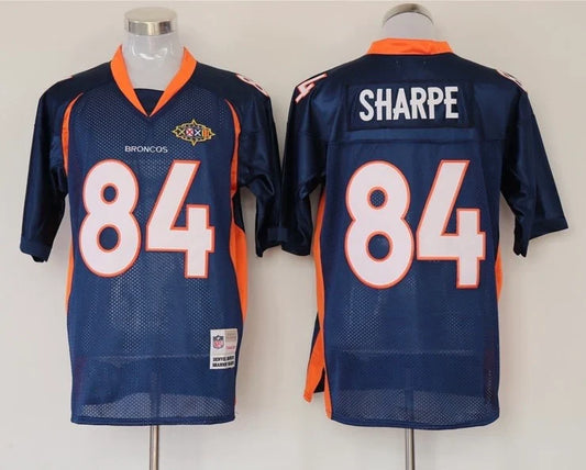 Shannon Sharpe Denver Broncos Jersey Blue Mitchell & Ness product image 1, provided for visual reference and product detail