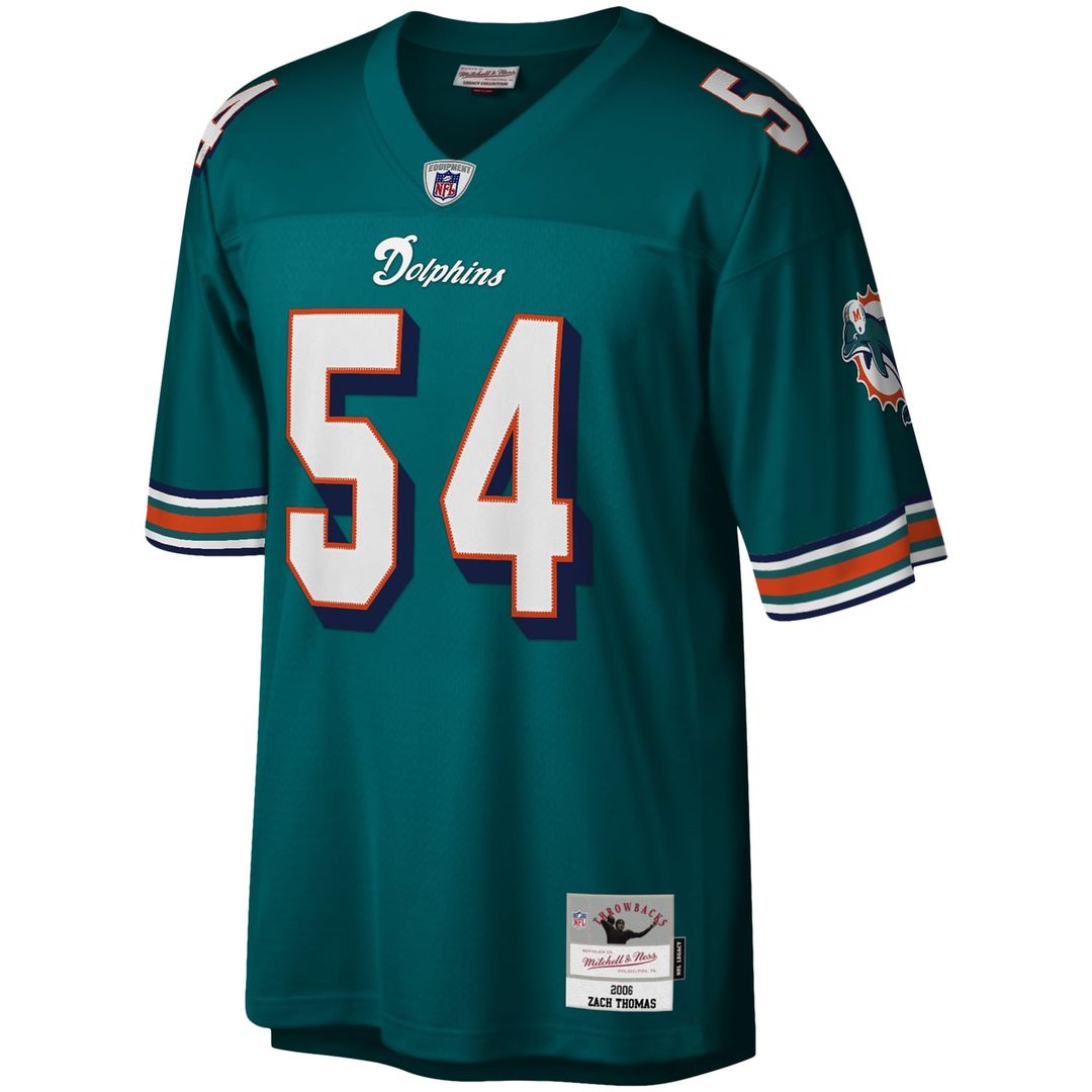 Men's Miami Dolphins Zach Thomas Mitchell & Ness White product image 8