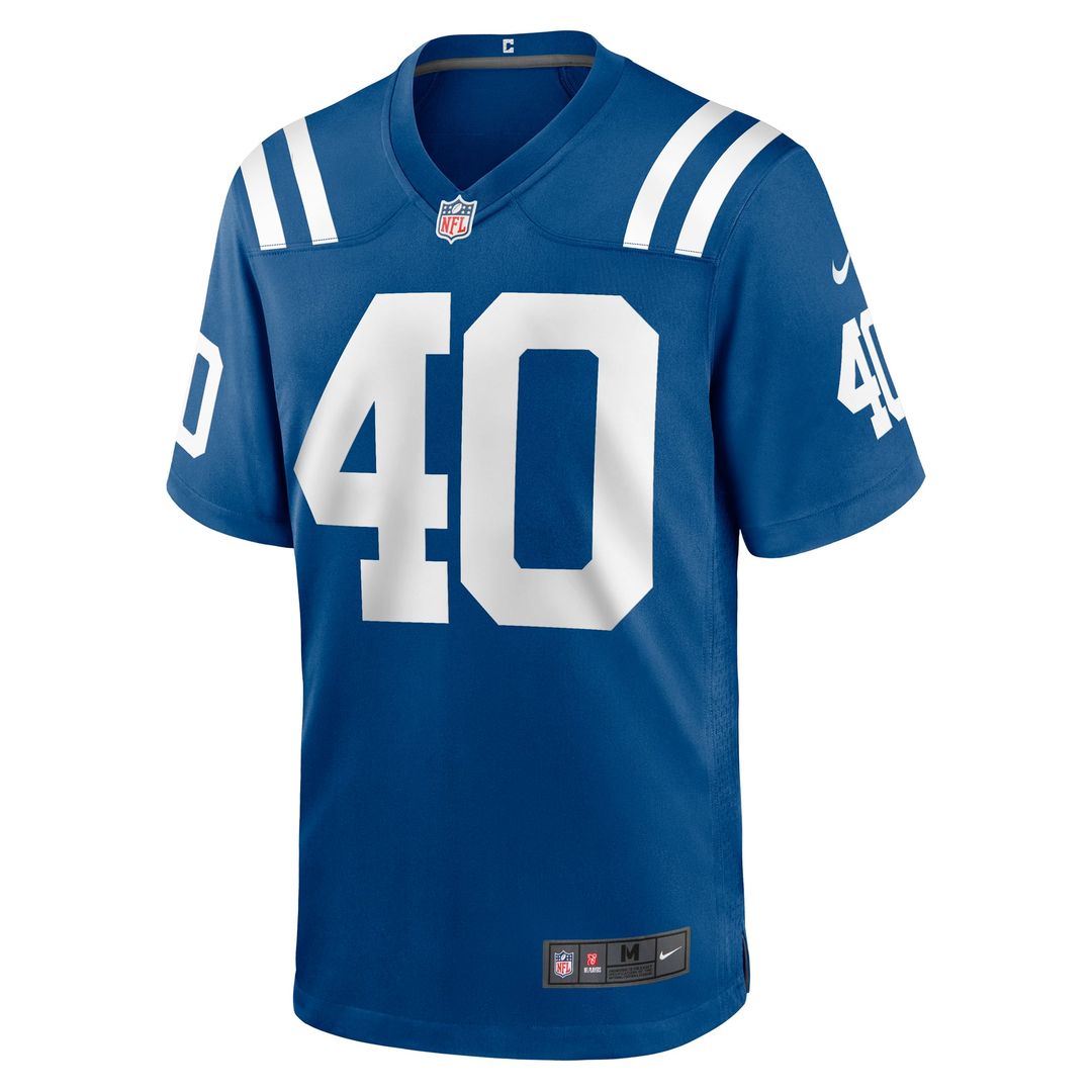 Men's Indianapolis Colts Jaylon Jones Nike Royal Team Game product image 2
