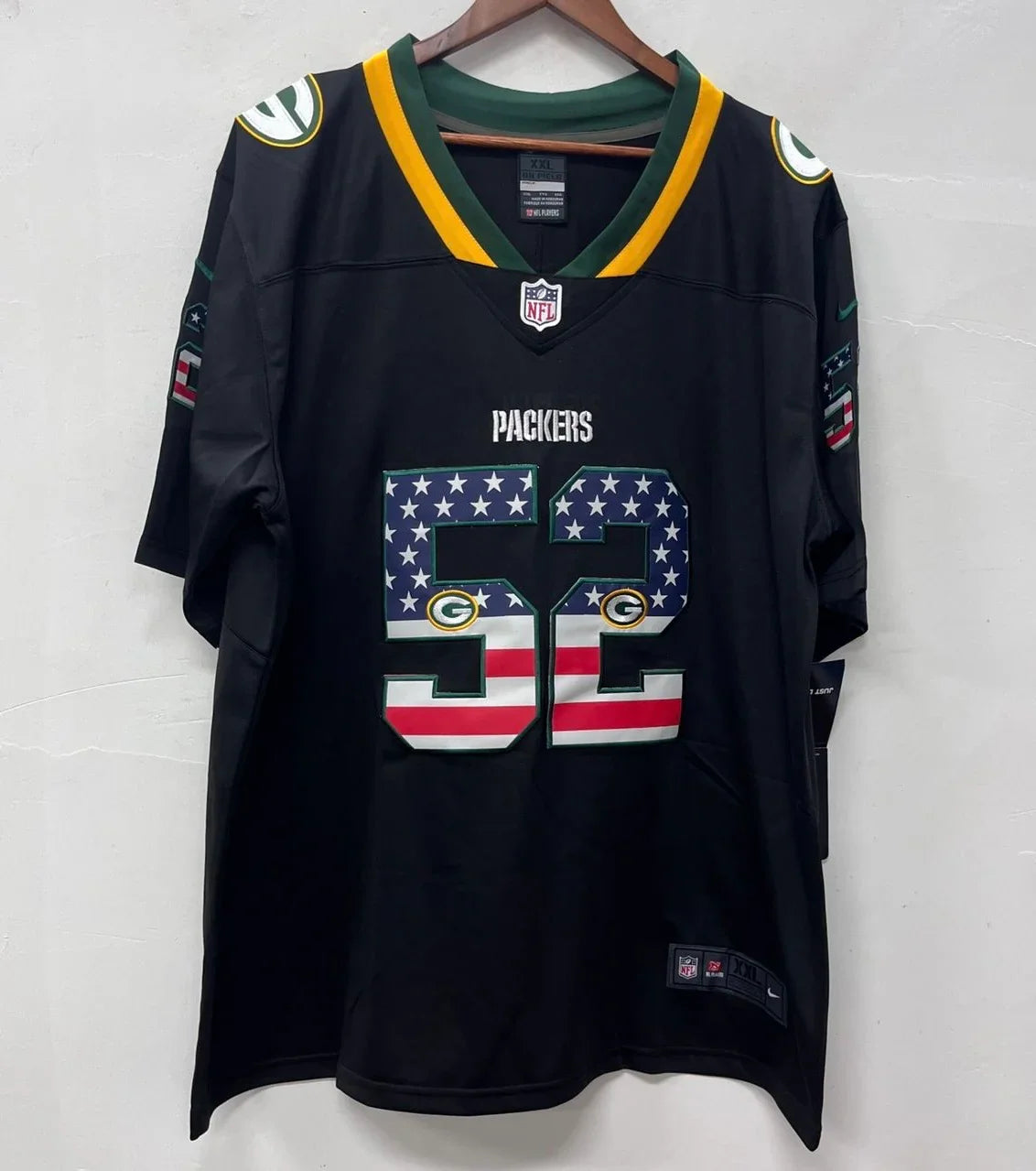Clay Matthews Green Bay Packers NFL Stars & Stripes Jersey product image 3, provided for visual reference and product detail