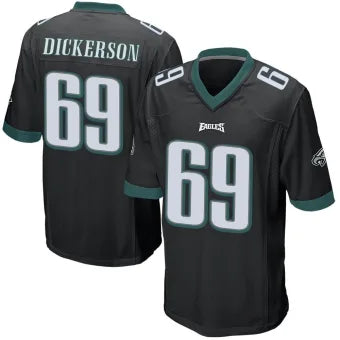Landon Dickerson Philadelphia Eagles Nike NFL Jersey Black product image 1, provided for visual reference and product detail