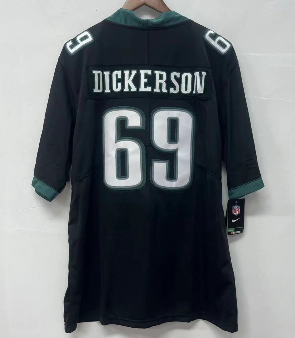 Landon Dickerson Philadelphia Eagles Nike NFL Jersey Black product image 2, provided for visual reference and product detail