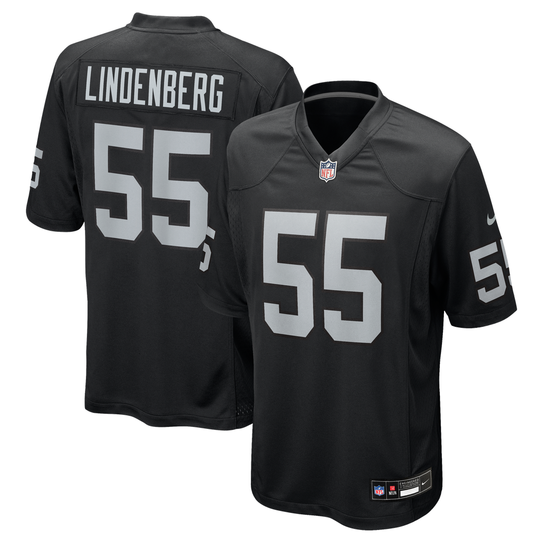 Men's Las Vegas Raiders Cody Lindenberg Nike Black Team product image 1