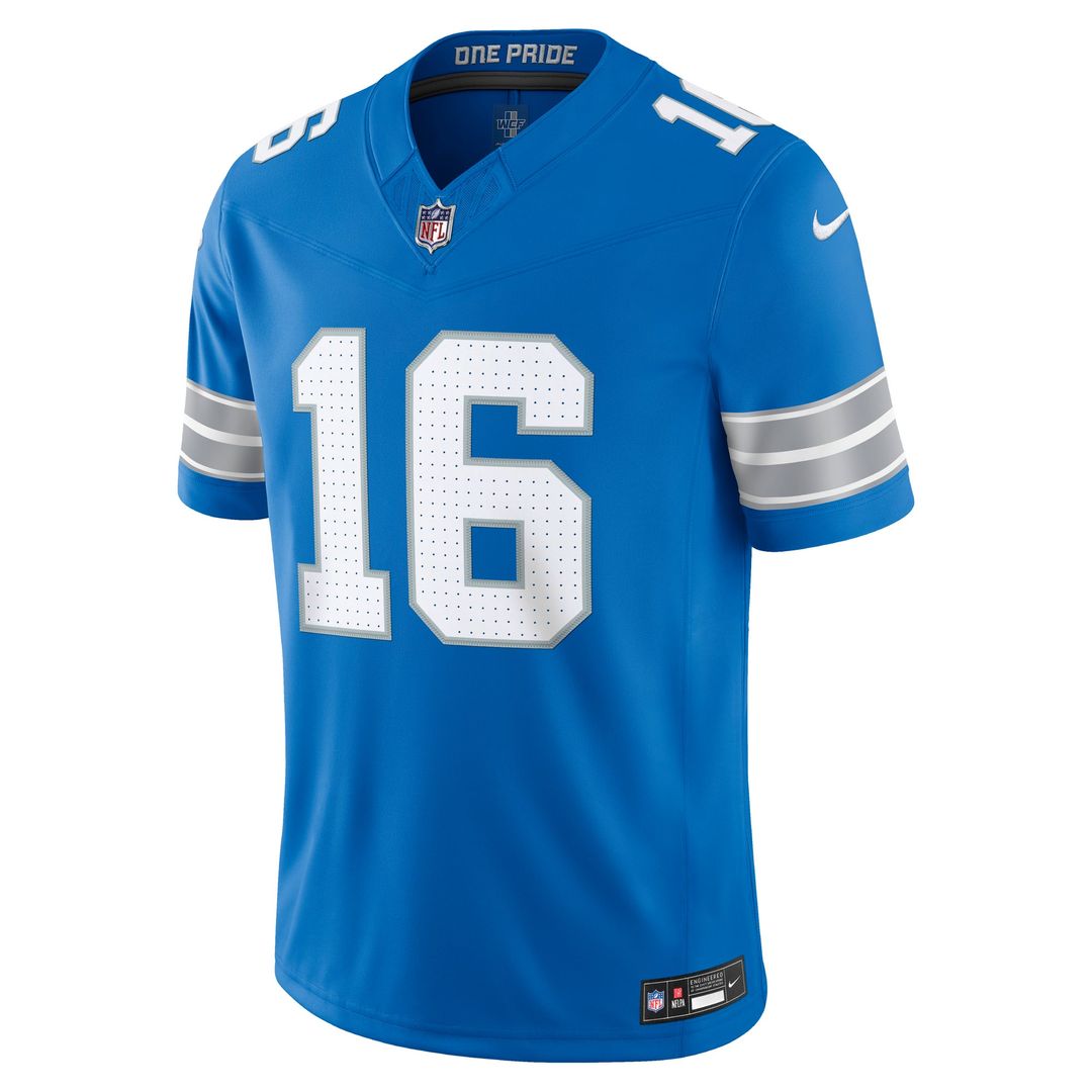 Men's Detroit Lions Jared Goff Nike Blue Team Vapor product image 2