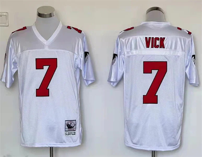 Michael Vick Atlanta Falcons Jersey white Mitchell & Ness product image 1, provided for visual reference and product detail