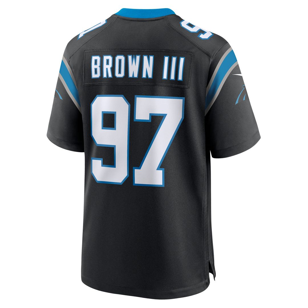 Men's Carolina Panthers Bobby Brown III Nike Black Team product image 3