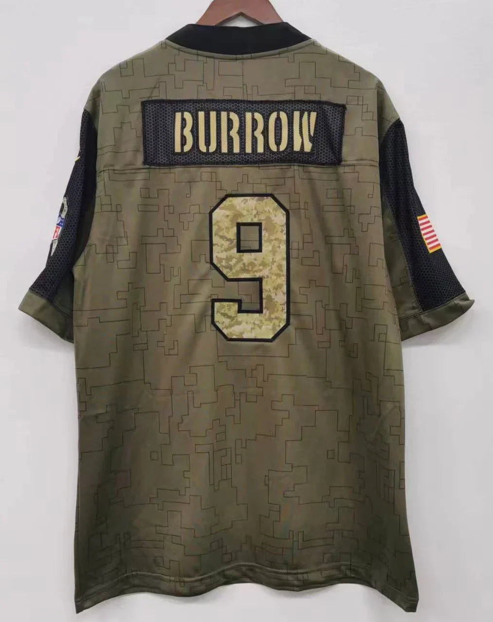 Joe Burrow Cincinnati Bengals military salute to service Jersey product image 2, provided for visual reference and product