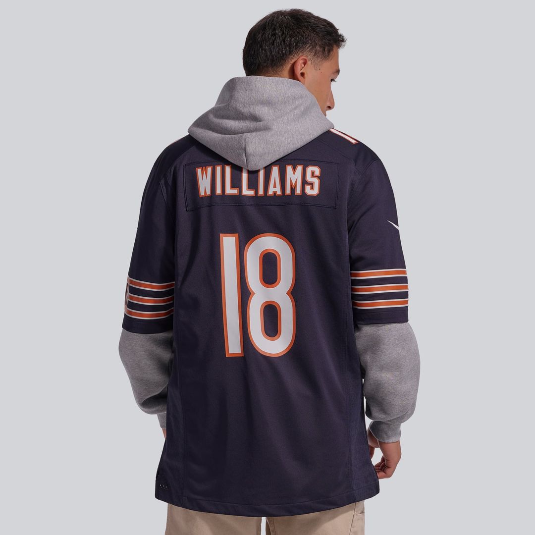 Men's Chicago Bears Caleb Williams Nike Navy Player Game product image 16