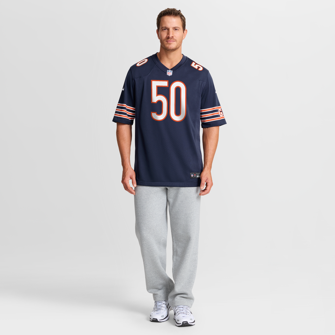 Men's Chicago Bears Grady Jarrett Nike Navy Team Game Jersey product image 7