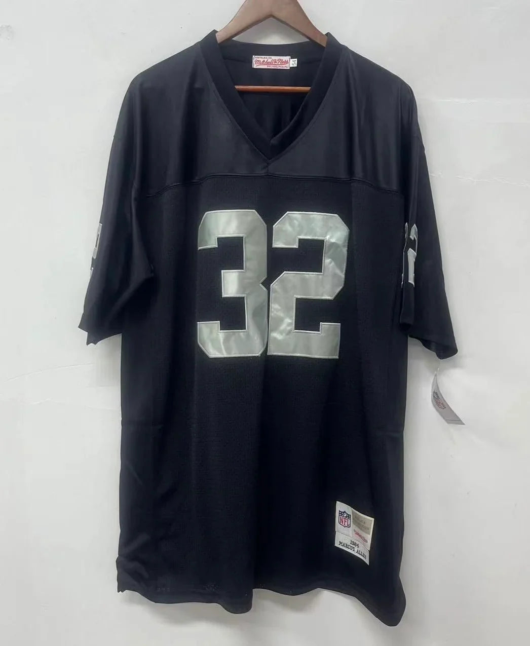 Marcus Allen Oakland Raiders NFL Mitchell & Ness Jersey black product image 2, provided for visual reference and product