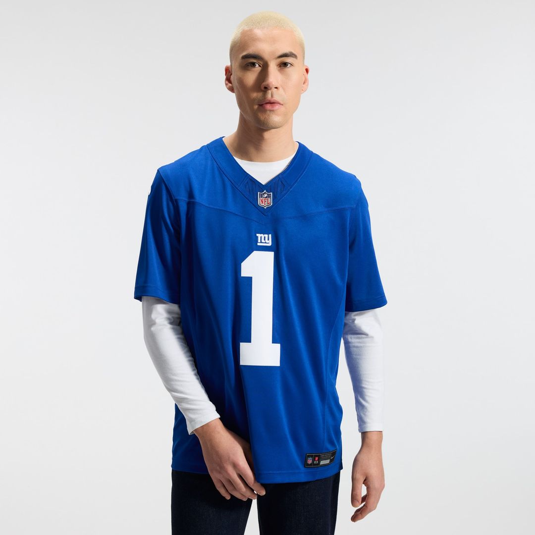 Men's New York Giants Malik Nabers Nike Royal Team Vapor product image 2