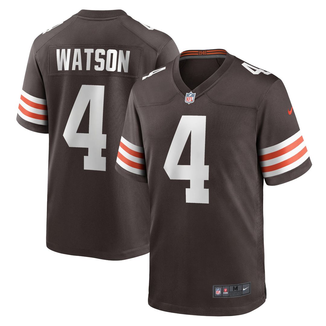 Men's Cleveland Browns Deshaun Watson Nike Brown Game Jersey product image 1