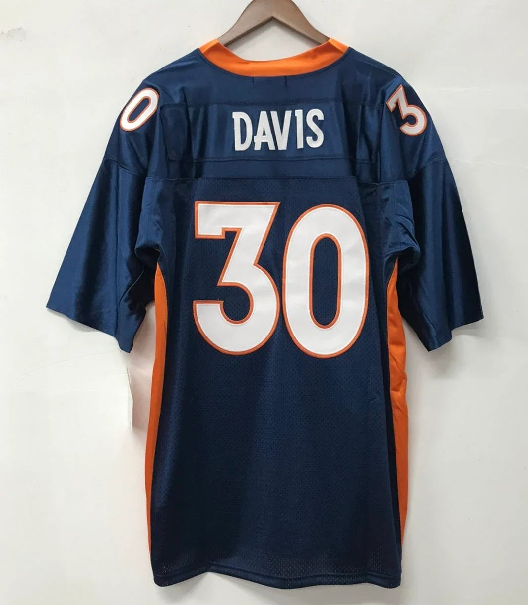 Terrell Davis Mitchell & Ness Denver Broncos Jersey Blue product image 2, provided for visual reference and product detail