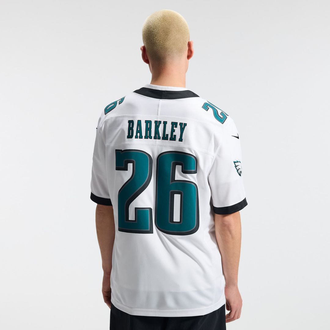 Men's Philadelphia Eagles Saquon Barkley Nike White Vapor product image 3