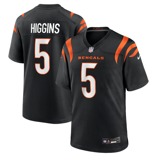Men's Cincinnati Bengals Tee Higgins Nike Black Game Player product image 1